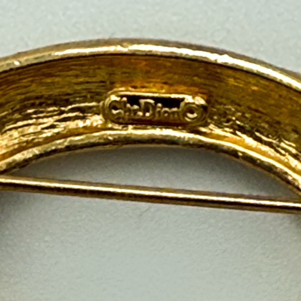 COA Christian Dior Vintage Brooch - Picture 3 of 5